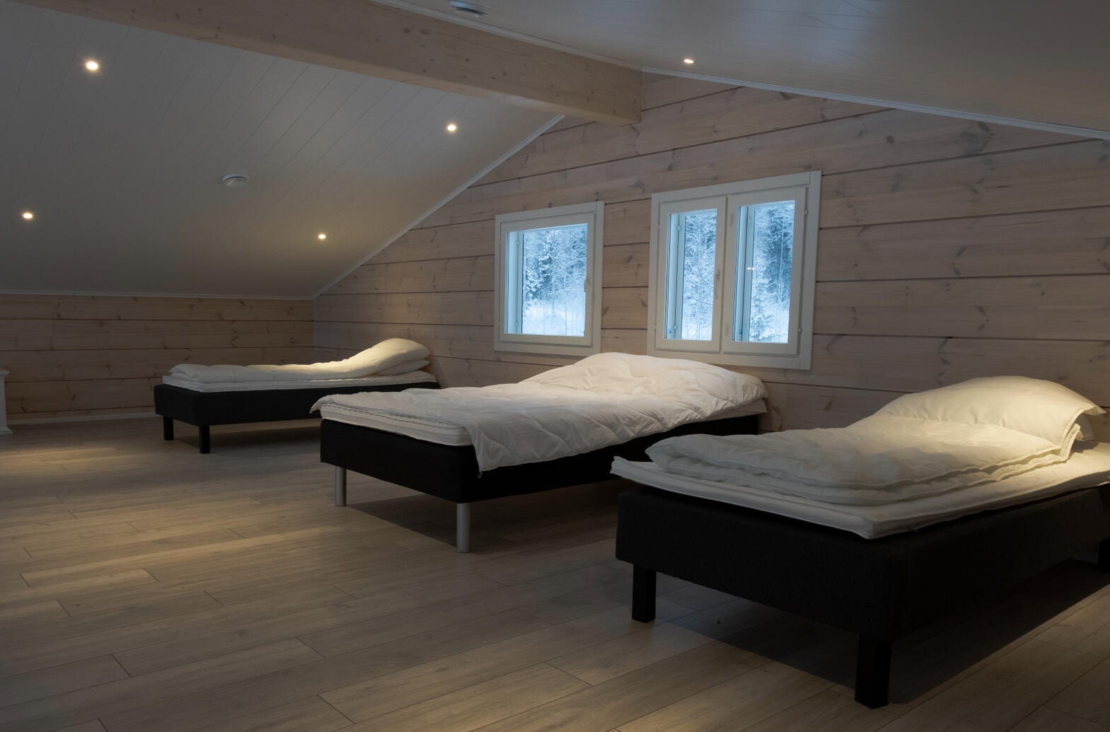 Parvella 6 hengelle makuupaikat